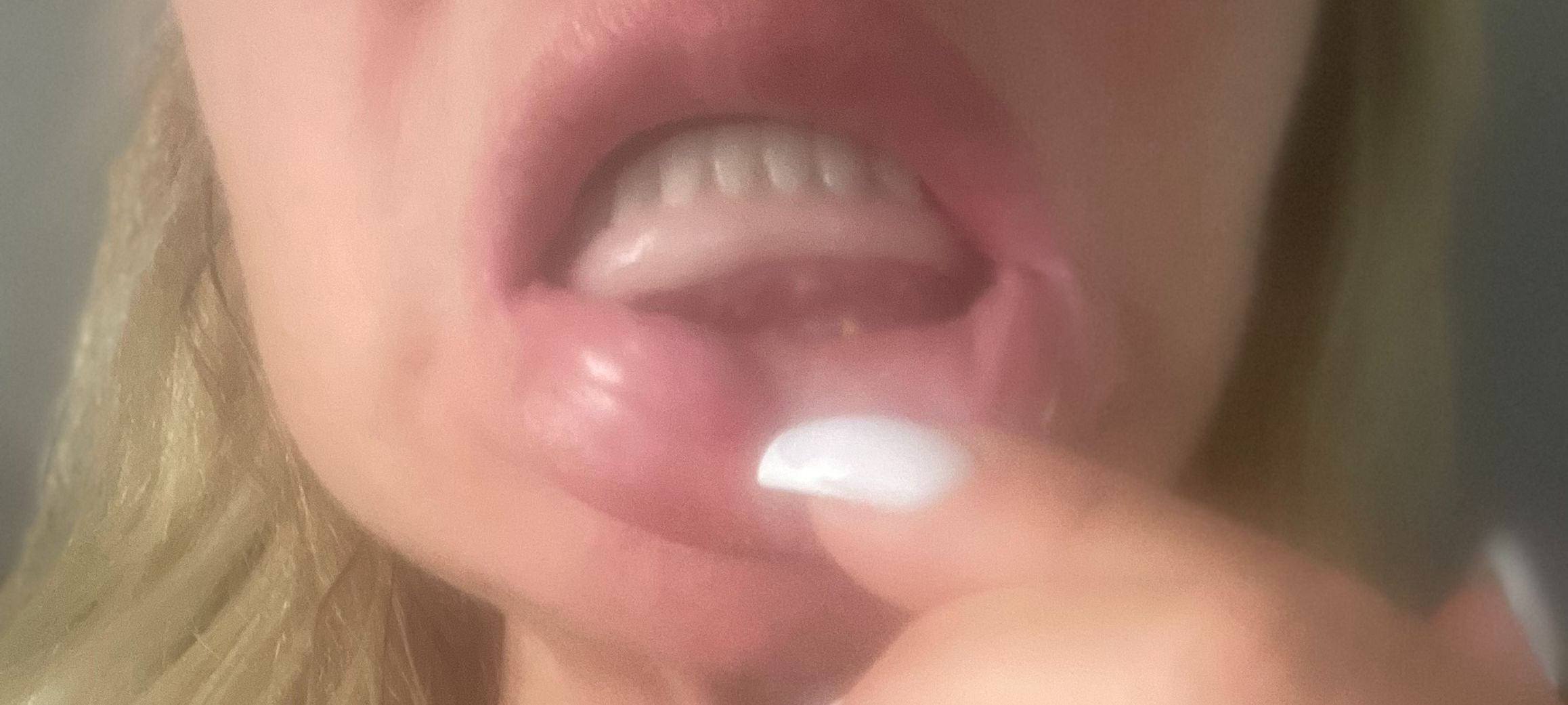 mouth closed